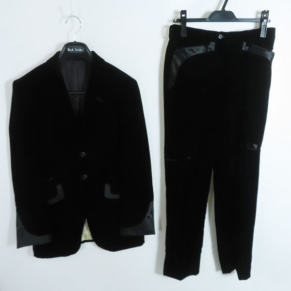 実際に弊社で買取させて頂いたPaul Smith/ポールスミス ベロア テーラードジャケット パンツ セットアップ/M