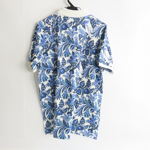 実際に弊社で買取させて頂いた【未使用】ETRO/エトロ 半袖ポロシャツ ボタニカル総柄 /3XLの画像 1枚目