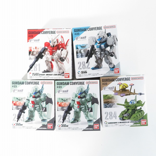 実際に弊社で買取させて頂いた【未開封】バンダイ FW GUNDAM CONVERGE ＃23 ガンダム エアリアル/Sガンダム/ジェガン 他 10点セット/食玩の画像 2枚目