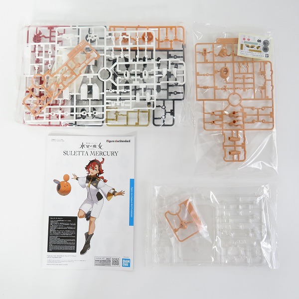 実際に弊社で買取させて頂いた【未組立】バンダイ Figure-rise Standard ガンダム 水星の魔女 スレッタ・マーキュリー/チュアチュリー・パンランチ 3点セットの画像 1枚目