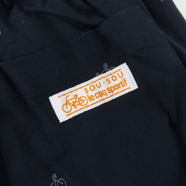 実際に弊社で買取させて頂いたle coq sportif×SOU SOU/ルコックスポルティフ×ソウソウ サイクリング 総柄 パンツ Sの画像 6枚目