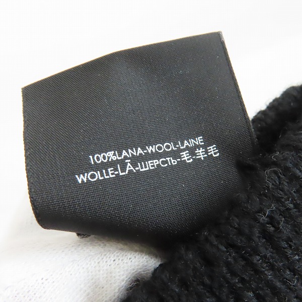 実際に弊社で買取させて頂いたSAINT LAURENT PARIS/サンローランパリ ロゴプレート ウールグローブ/手袋 /S(8)の画像 5枚目