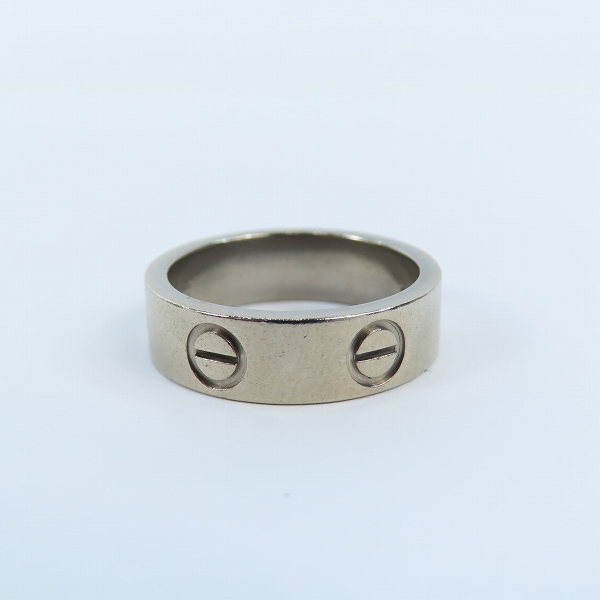 実際に弊社で買取させて頂いたCartier/カルティエ ラブリング AU750/K18WG/ホワイトゴールド 52/11-11.5号　の画像 1枚目