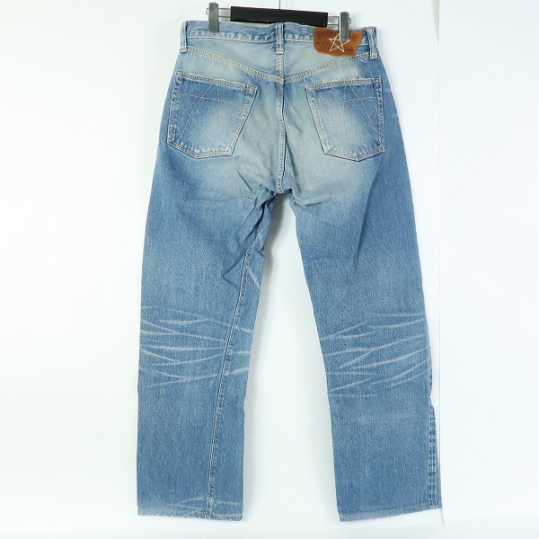 実際に弊社で買取させて頂いたSUGAR CANE/シュガーケーン STAR JEANS スターステッチ デニムパンツ  Lot 005/W34L34の画像 1枚目