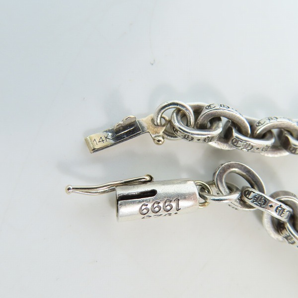 実際に弊社で買取させて頂いた【インボイス原本】CHROME HEARTS/クロムハーツ PAPER CHAIN 20/ペーパーチェーン ネックレス 20インチの画像 3枚目