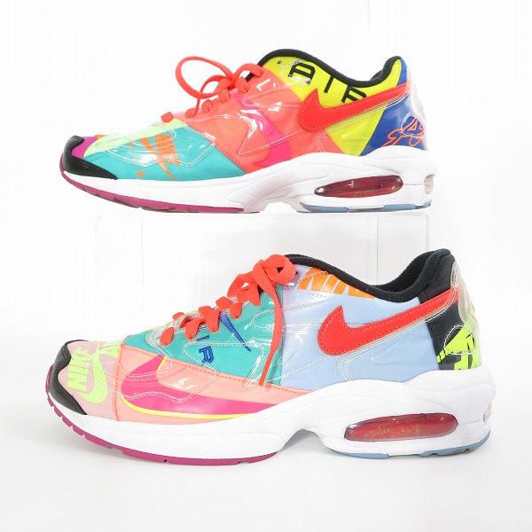実際に弊社で買取させて頂いたNIKE×atmos/ナイキ×アトモス AIR MAX2 LIGHT QS/エアマックス2 ライト クイックストライク CJ6200-001/27.5の画像 3枚目