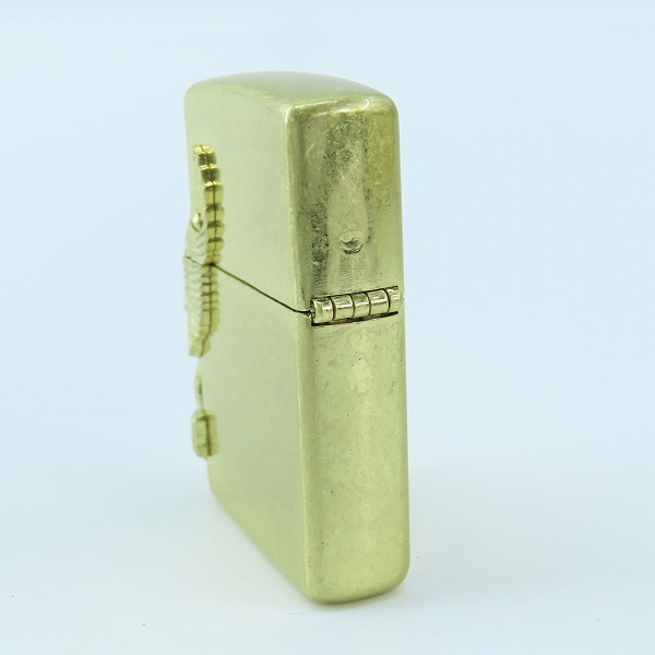 実際に弊社で買取させて頂いたZIPPO/ジッポー HARLEY DAVIDSON/ハーレーダビッドソン サイドメタル LIVE TO RIDE キーホルダー付 1996年製の画像 3枚目