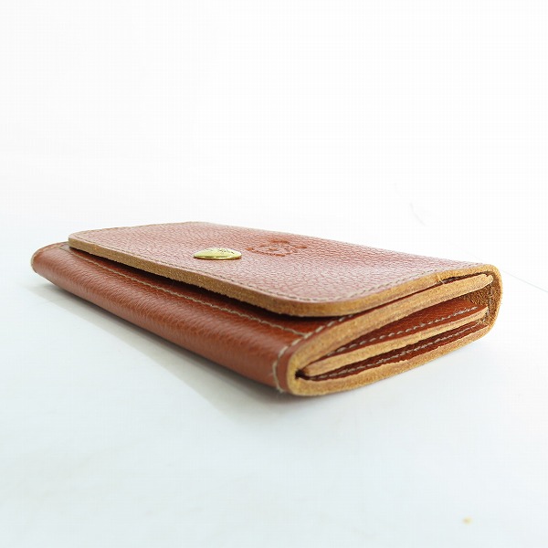 実際に弊社で買取させて頂いたIL BISONTE/イルビゾンテ レザー カードケース 54192304193の画像 2枚目