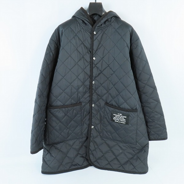 実際に弊社で買取させて頂いたuniform experiment/ユニフォームエクスペリメント 19AW/QUILTING HOODED COAT/キルティング コート UE-192009/2