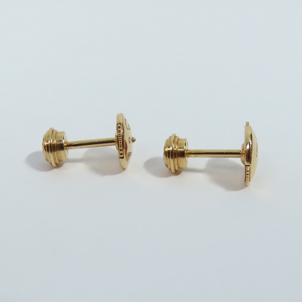 実際に弊社で買取させて頂いた【ギャラ付き】Cartier/カルティエ D'AMOUR EARRINGS/ダムール イヤリング/ピアス AU750/K18PG×ピンクサファイア B8043400の画像 2枚目