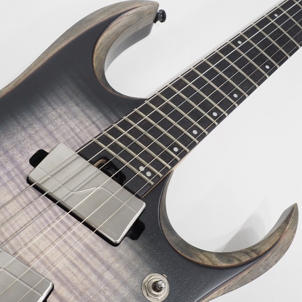 実際に弊社で買取させて頂いた★Ibanez/アイバニーズ RGDIM6FM/CLF FishmanセラミックマグネットPU搭載マルチスケール エレキギター ソフトケース付の画像 4枚目