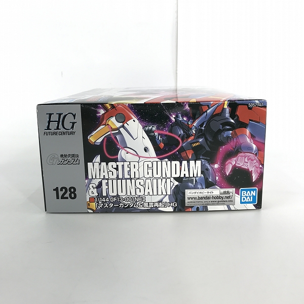 実際に弊社で買取させて頂いた【未組立】BANDAI/バンダイ 1/144 GF13-001NHⅡ マスターガンダム&風雲再起 HGの画像 4枚目