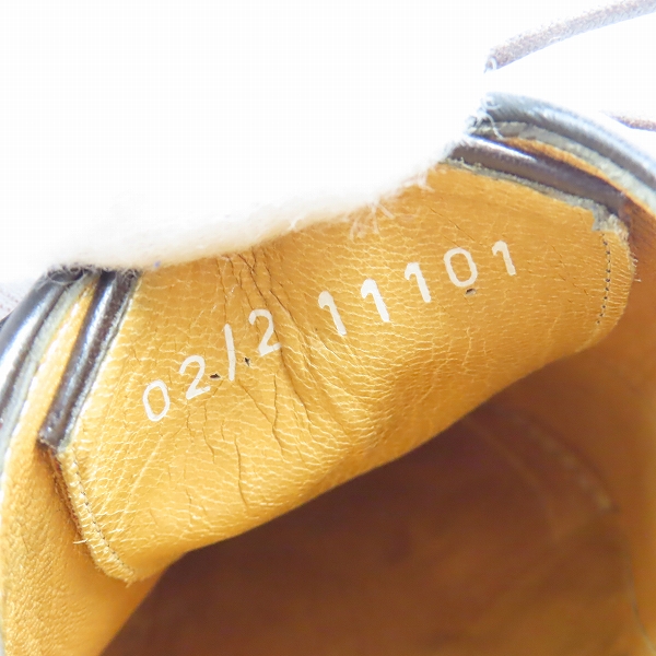 実際に弊社で買取させて頂いたa.testoni/ア・テストーニ スクエアトゥ ブローグシューズ/7の画像 6枚目