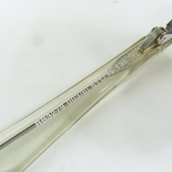 実際に弊社で買取させて頂いたRay-Ban/レイバン アイウェア/サングラス RB3279 003/6Iの画像 6枚目