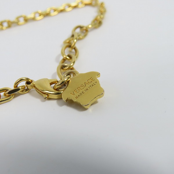 実際に弊社で買取させて頂いたVERSACE/ヴェルサーチ グレカ ネックレス DG17334Sの画像 6枚目