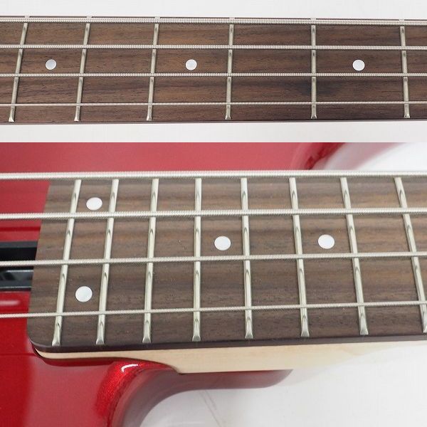 実際に弊社で買取させて頂いた★YAMAHA/ヤマハ TRBX304 CAR アクティブ4弦エレキベース キャンディアップルレッド ソフトケース付の画像 3枚目