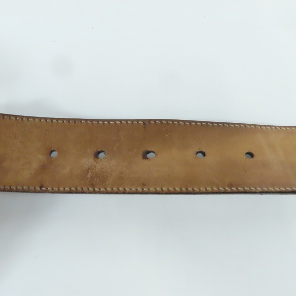 実際に弊社で買取させて頂いたGUCCI/グッチ GGスプリームキャンバス インターロッキングG バックル ベルト 411924の画像 4枚目