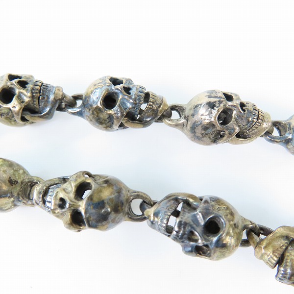 実際に弊社で買取させて頂いたLEATHERS&TREASURES/レザーズ＆トレジャーズ スカル ウォレットチェーンの画像 6枚目