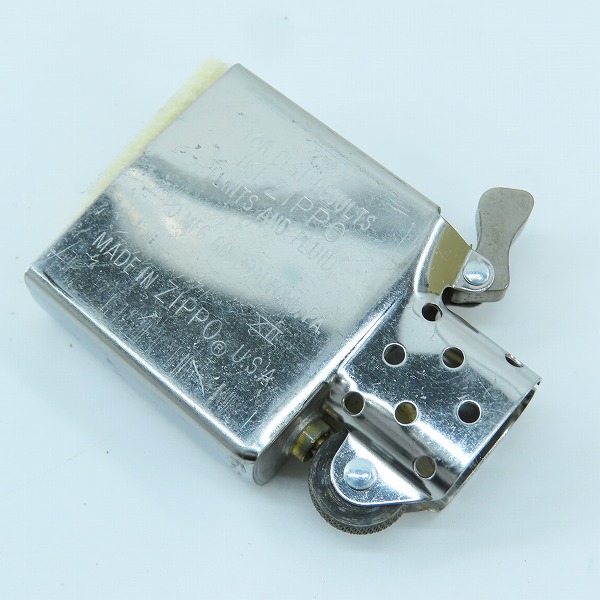 実際に弊社で買取させて頂いたZIPPO/ジッポー HARLEY DAVIDSON/ハーレーダビッドソン サイドメタル LIVE TO RIDE キーホルダー付 1996年製の画像 6枚目