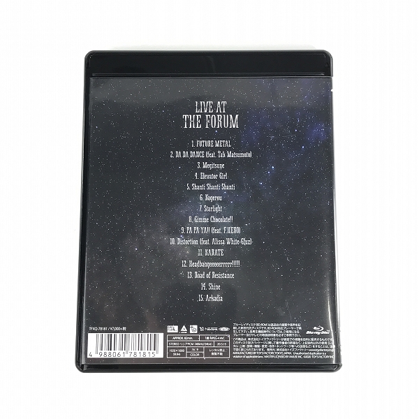 実際に弊社で買取させて頂いたBlu-ray/BD/ブルーレイ BABYMETAL/ベビーメタル LIVE AT THE FORUMの画像 1枚目