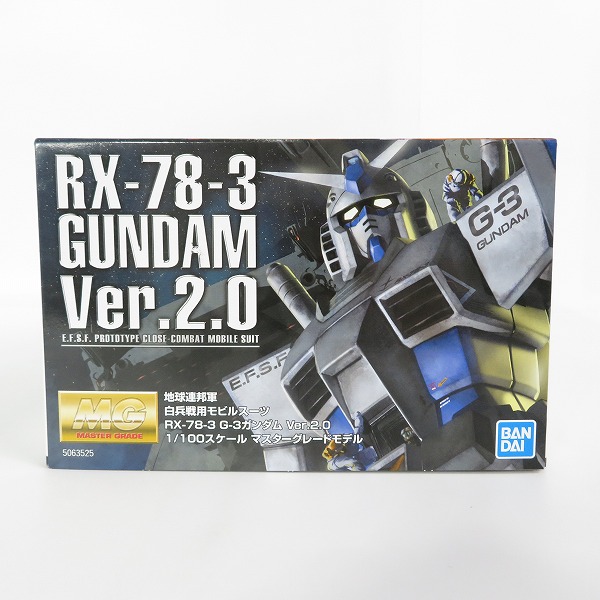 実際に弊社で買取させて頂いた【未組立】BANDAI/バンダイ MG 1/100 機動戦士ガンダム RX-78-3 G-3ガンダム Ver.2.0/ガンプラの画像 4枚目
