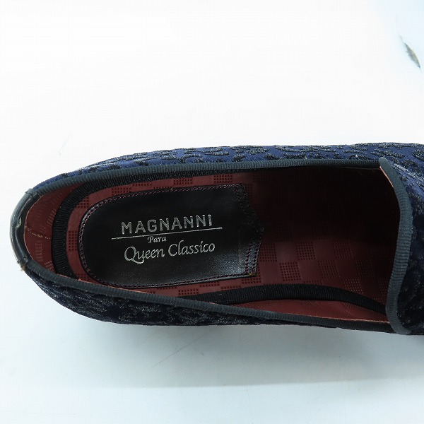 実際に弊社で買取させて頂いたMAGNANNI/マグナーニ  Queen Classico/クインクラシコ別注 スリッポン ドレスシューズ 15218/41の画像 4枚目