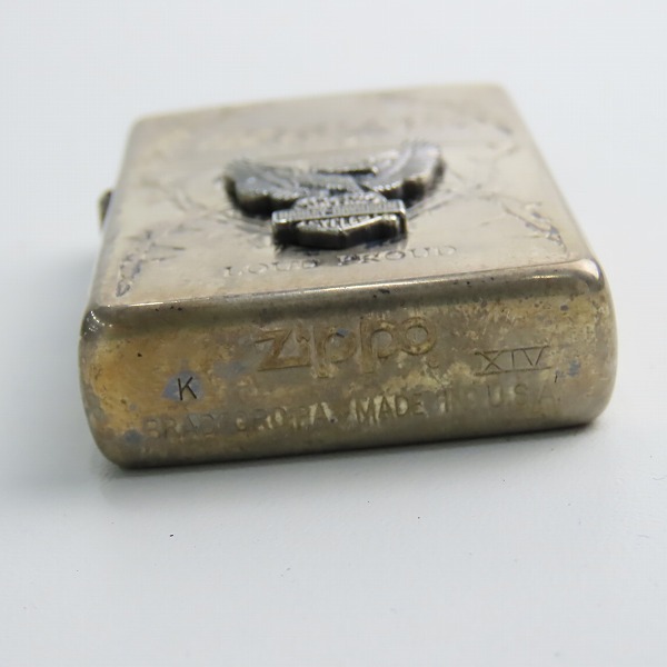 実際に弊社で買取させて頂いたZIPPO/ジッポー HARLEY-DAVIDSON/ハーレーダビッドソン イーグル メタル 茨/1998年製の画像 3枚目