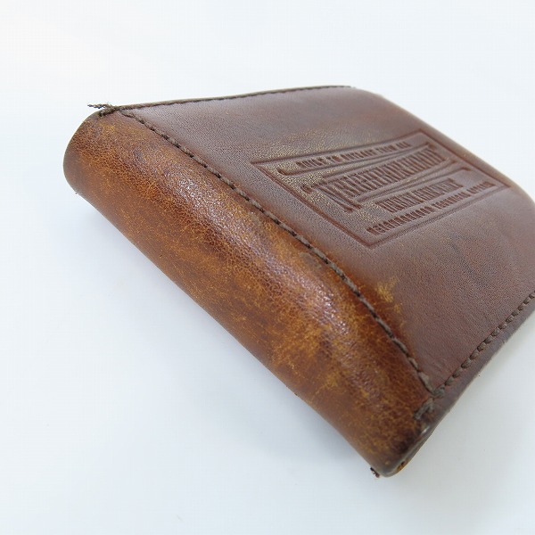 実際に弊社で買取させて頂いたNEIGHBORHOOD×PORTER/ネイバーフッド×ポーター クリップ付き2つ折り革財布/レザーウォレットの画像 8枚目