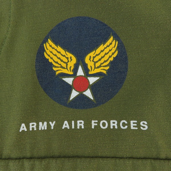 実際に弊社で買取させて頂いたALPHA INDUSTRIES/アルファインダストリーズ VINTAGE VEST ベスト カーキ W33-038-AC 5415/Sの画像 3枚目