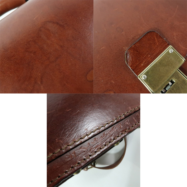 実際に弊社で買取させて頂いたHERZ/ヘルツ レザー サイコロ型 ショルダー/カメラバッグ n-27の画像 7枚目