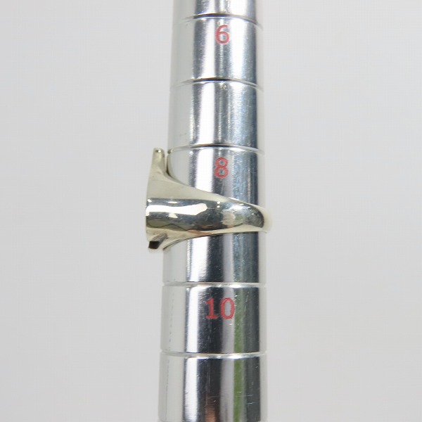 実際に弊社で買取させて頂いたSURT×MAGICAL DESIGN/サート × マジカルデザイン 950×K18 23AW Original Ring スペードリング 9号の画像 8枚目