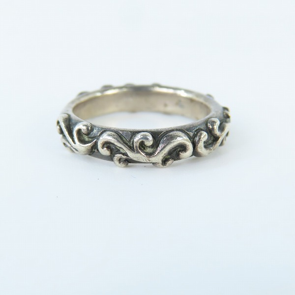 実際に弊社で買取させて頂いたBizarre/ビザール 唐草模様/アラベスク ストーン付 リング 13.5～14号の画像 3枚目