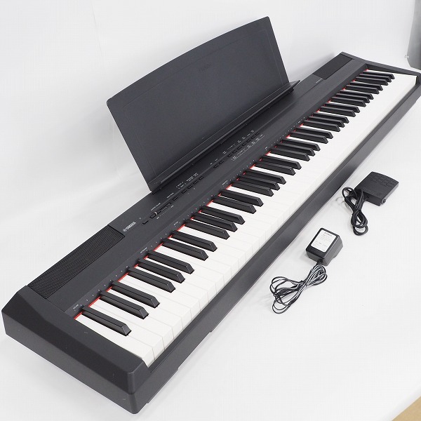 実際に弊社で買取させて頂いた★YAMAHA/ヤマハ DIGITAL PIANO/電子ピアノ P-105 B 88鍵盤 ブラック 2014年製 ペダル付【簡易動作確認済】