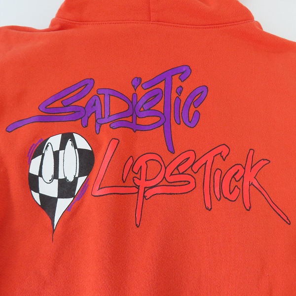 実際に弊社で買取させて頂いた【JPタグ】CHROME HEARTS/クロムハーツMATTY BOY SICK HEART プルオーバーパーカー 408154464/XLの画像 7枚目