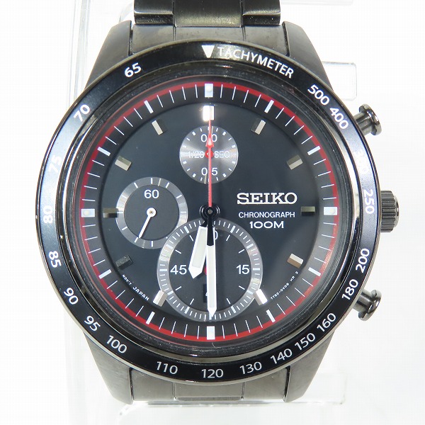 実際に弊社で買取させて頂いたSEIKO/セイコー 43mm クロノグラフ クォーツ ウォッチ/腕時計 7T92-0NX0【動作未確認】