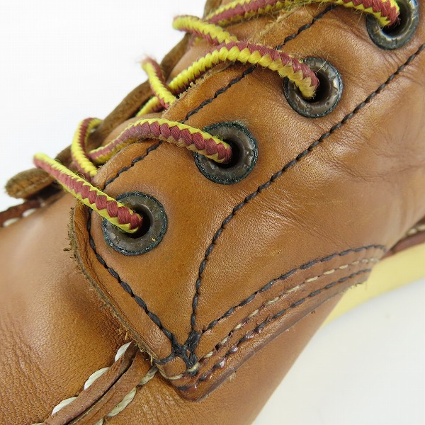 実際に弊社で買取させて頂いたRED WING/レッドウィング アイリッシュセッター モックトゥ ブーツ 875/US9の画像 7枚目