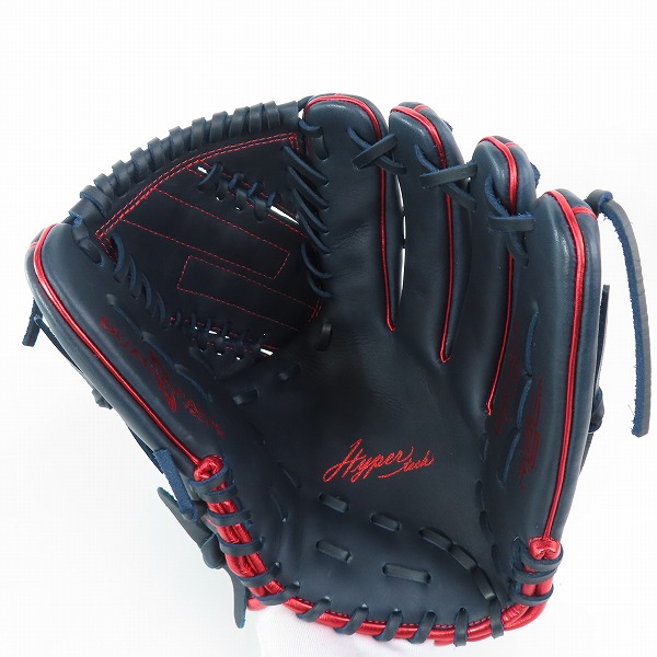 実際に弊社で買取させて頂いたRawlings/ローリングス HYPER TECH/ハイパーテック 軟式 投手用/ピッチャー用 グローブ/グラブ GR4HTCA15Wの画像 4枚目