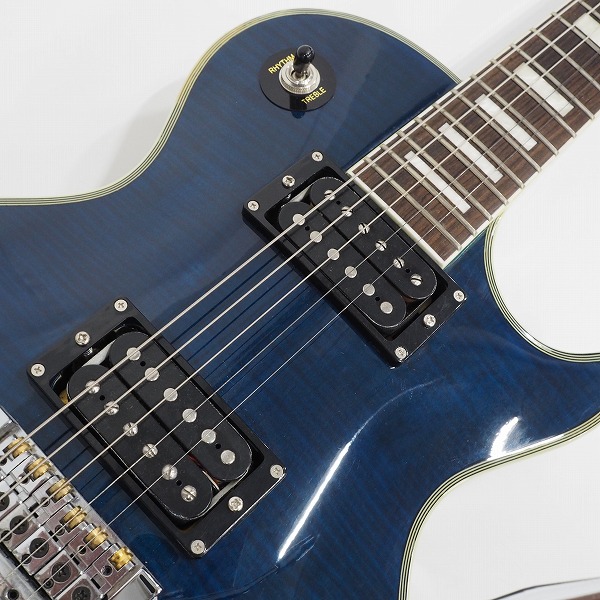 実際に弊社で買取させて頂いた★Burny by FERNANDES/バーニー RLC-58K レスポールタイプ アーム搭載モデル エレキギター ソフトケース付の画像 5枚目