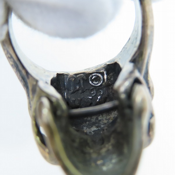 実際に弊社で買取させて頂いたLEATHERS&TREASURES/レザーズ＆トレジャーズ スカル リング 19-19.5号の画像 6枚目