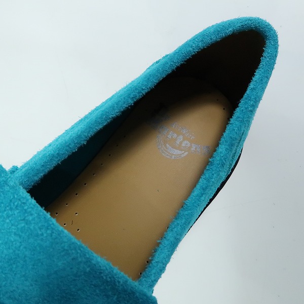 実際に弊社で買取させて頂いたDr.MARTENS/ドクターマーチン SNAFFLE LOAFER/スナッフル ローファー ターコイズ 27425440/UK9の画像 4枚目