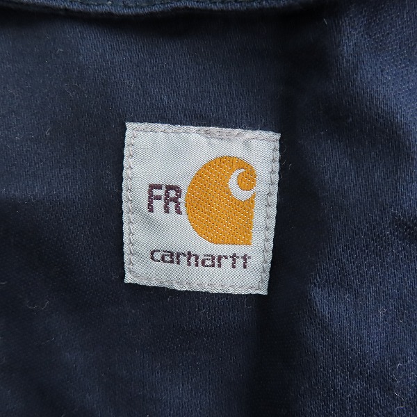 実際に弊社で買取させて頂いたCARHARTT/カーハート ワークシャツ ネイビー M の画像 3枚目
