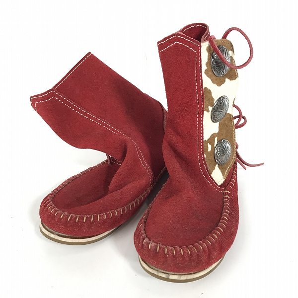 実際に弊社で買取させて頂いたFUNNY/ファニー コンチョ付き モカシンブーツ/5.5