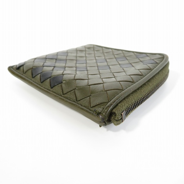 実際に弊社で買取させて頂いたBOTTEGA VENETA/ボッテガヴェネタ L字 コインケース/小銭入れ イントレチャートの画像 2枚目