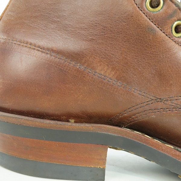 実際に弊社で買取させて頂いたWHITE'S BOOTS/ホワイツブーツ SEMI DRESS STRAIGHT TIP セミドレス ストレートチップ レースアップブーツ 2332C 7.5Eの画像 7枚目