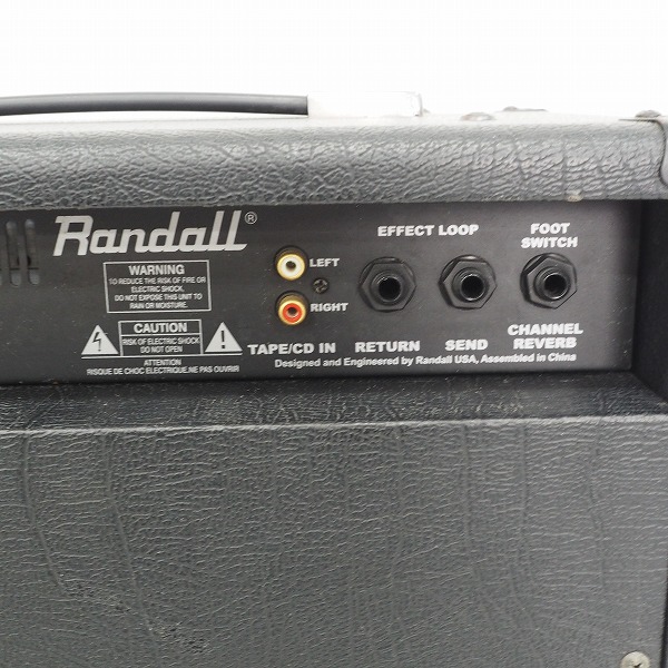 実際に弊社で買取させて頂いた★【電源ケーブル欠品】Randall/ランドール V MAX VMX30 ギター用コンボアンプ/動作確認済の画像 7枚目