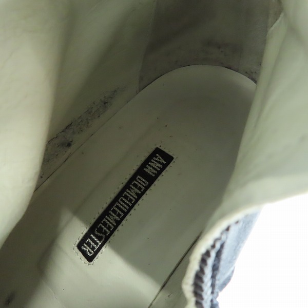 実際に弊社で買取させて頂いたANN DEMEULEMEESTER/アンドゥムルメステール グラデーション レザー ロングブーツ/39の画像 5枚目