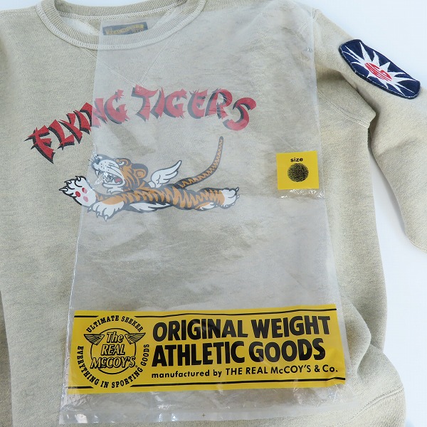実際に弊社で買取させて頂いたTHE REAL McCOY'S/リアルマッコイズ MILITARY PRINT SWEATSHIRT 両Vスウェット Sの画像 9枚目