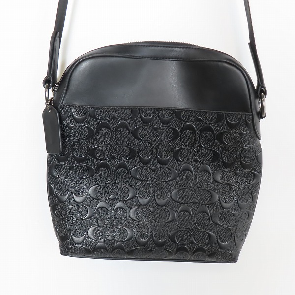 実際に弊社で買取させて頂いたCOACH/コーチ ショルダーバッグ レザー ブラック F73338の画像 1枚目
