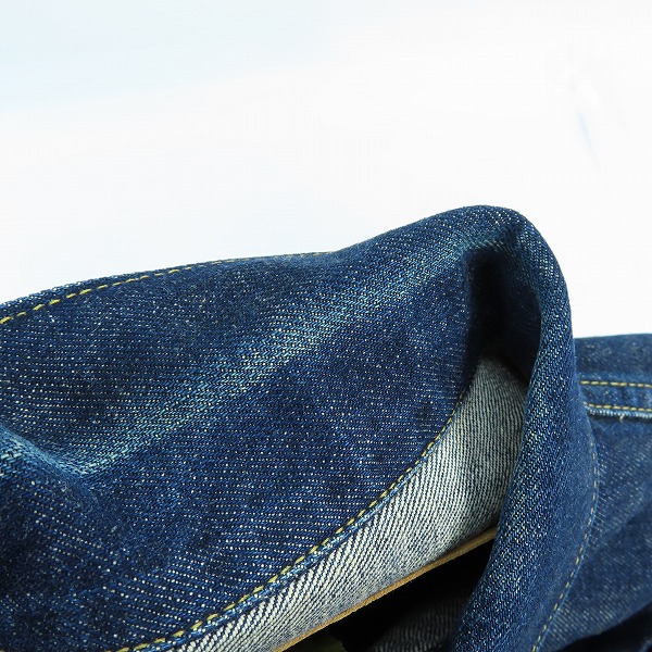 実際に弊社で買取させて頂いたLEVIS/リーバイス 507 日本製 復刻 2ndモデル デニムジャケット 71507-XX/36の画像 7枚目
