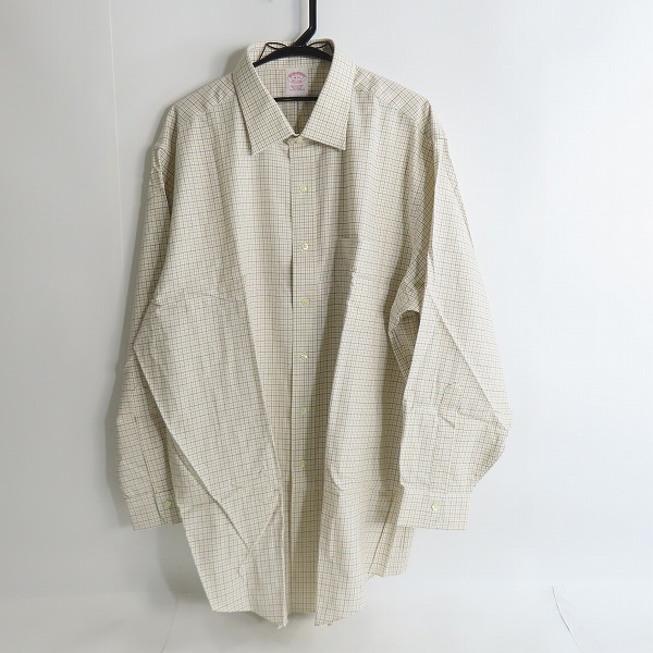 実際に弊社で買取させて頂いたBrooks Brothers/ブルックスブラザーズ ボタンチェックシャツ/18-34